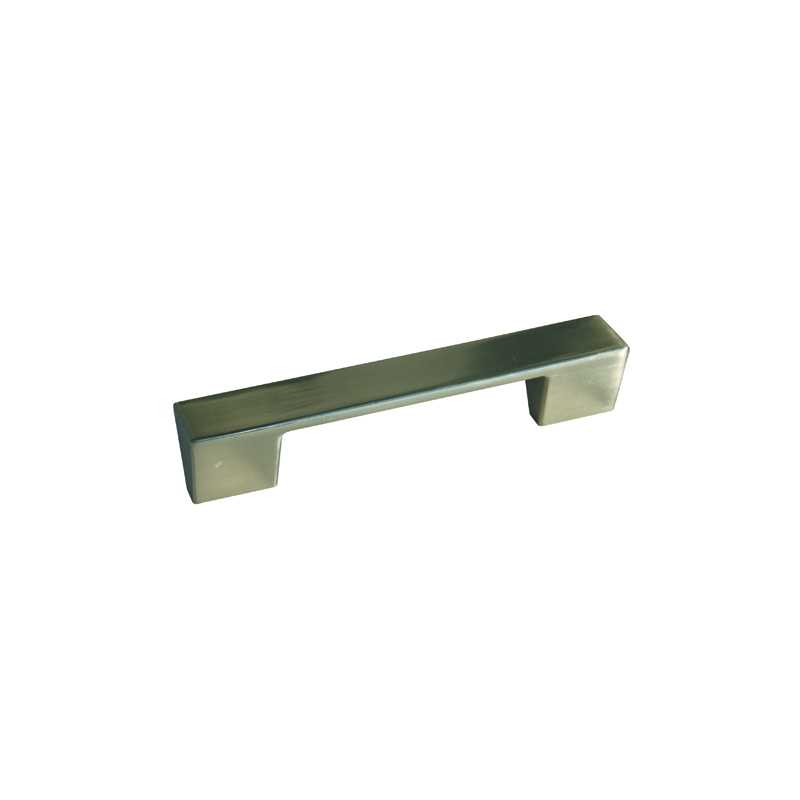 Straight squared edge nickel finish kitchen door handle