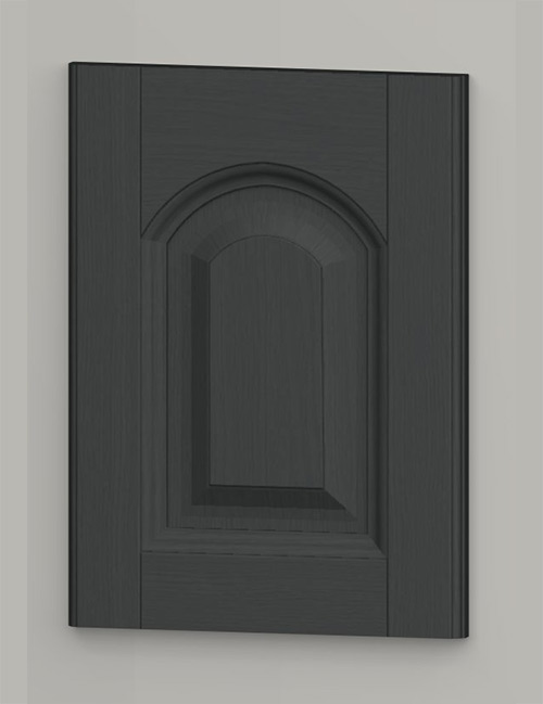 hp50 solid oak arched frame door with oak veneered centre panel - columba oenas k42