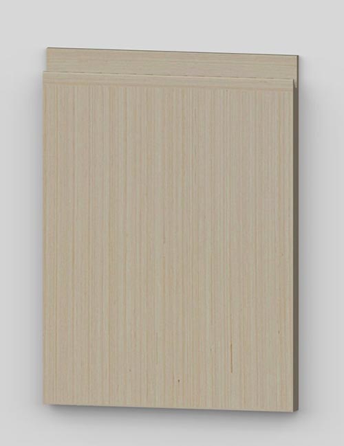 Special vertical birch veneer j-pull door - lacquered tb1