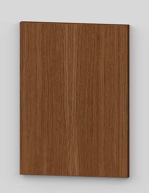 Oak vertical veneer flush door with osb core - rustic k8