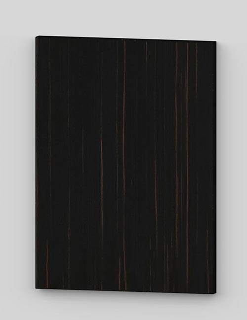 Flush door with technical veneer finish - oiled makassar