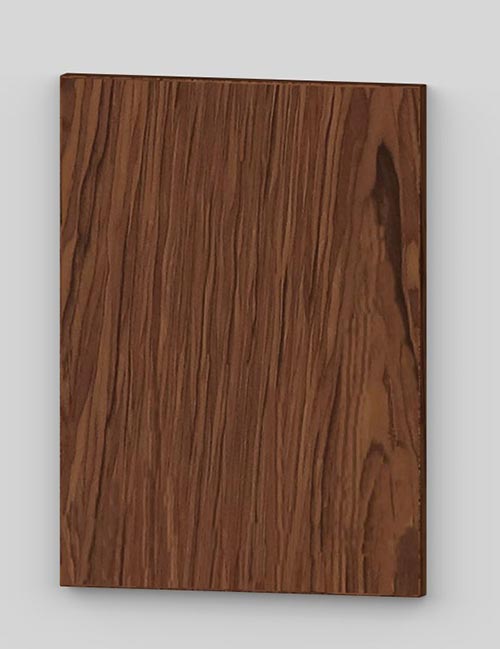Flush door with technical veneer finish - oiled santos