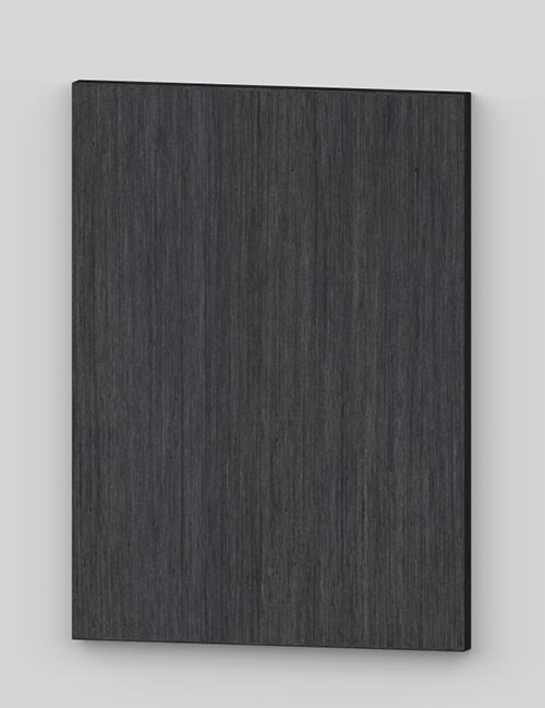Flush door with technical veneer finish - oiled wild grey