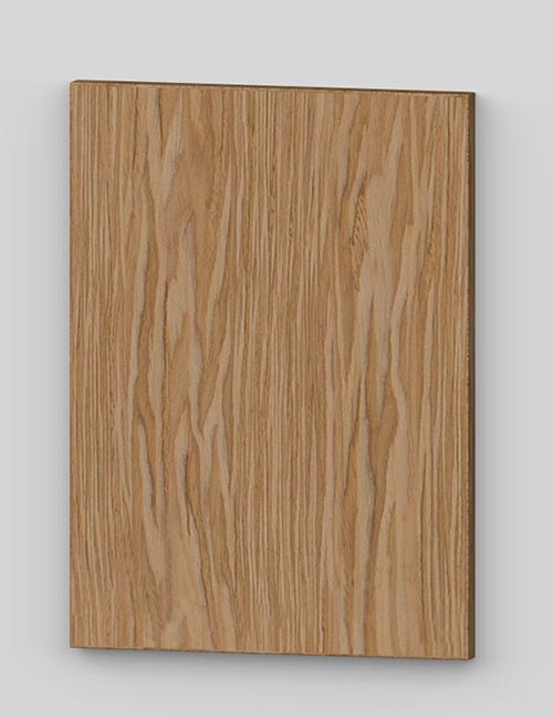 Flush door with technical veneer finish - olivo