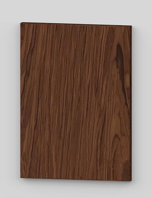 Flush door with technical veneer finish - santos