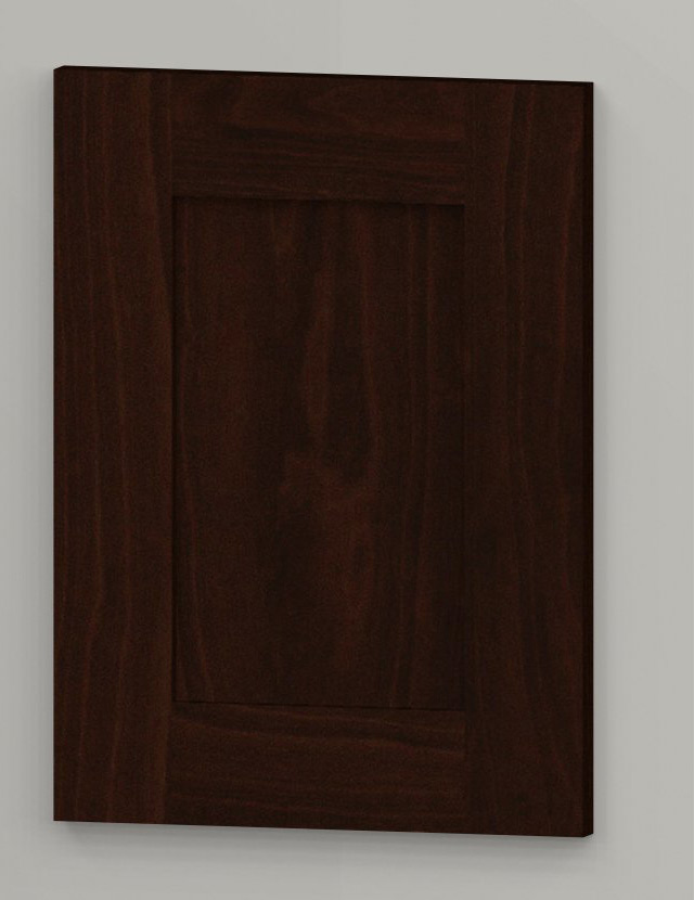 WS21 birch frame shaker door - french walnut b19