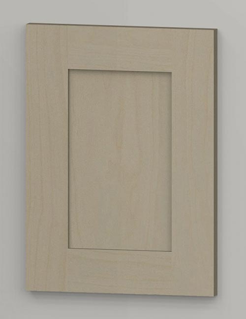 hp50 solid oak arched frame door with oak veneered centre panel - lacquered b1