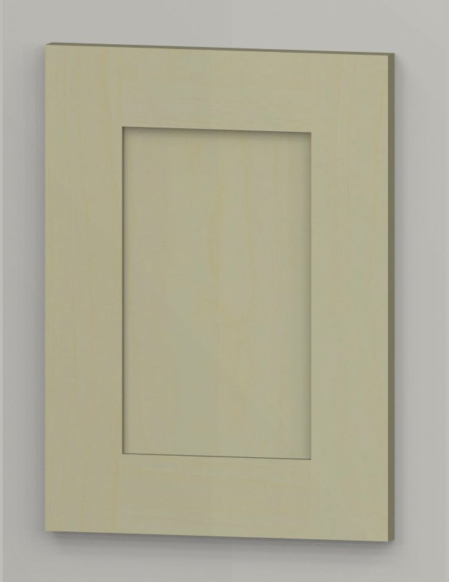 WS21 birch frame shaker door - vanilla b18