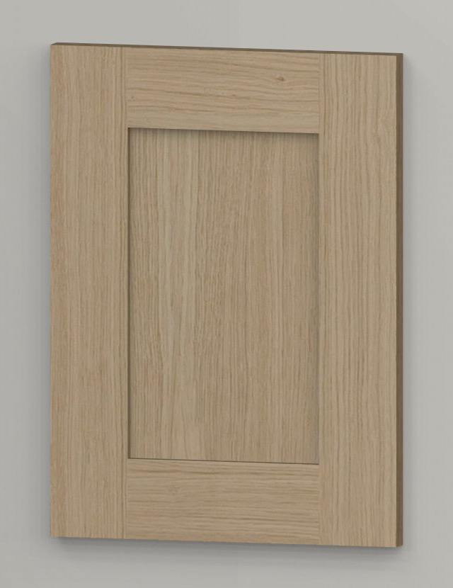 WS21 oak frame shaker door - light oak k01