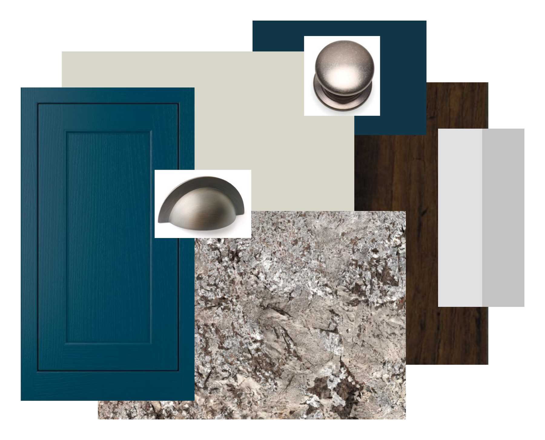 Moodboard for inframe kitchen in Hoylake Wirral