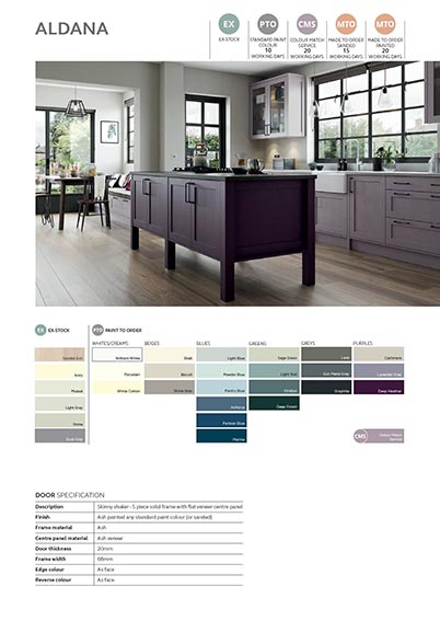 Aldana door info sheet thumbnail - deep heather lavender grey