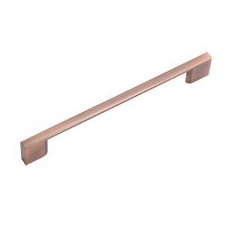 Contemporary copper finish handle