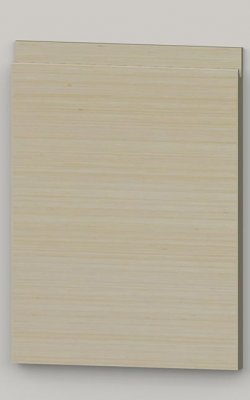 Special horizontal veneered birch j-pull door - oiled tbm0