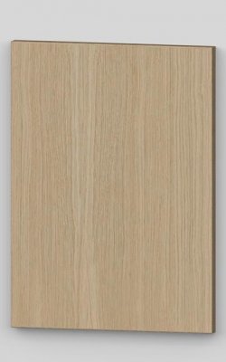 Oak vertical veneer flush door with osb core - light oak 01