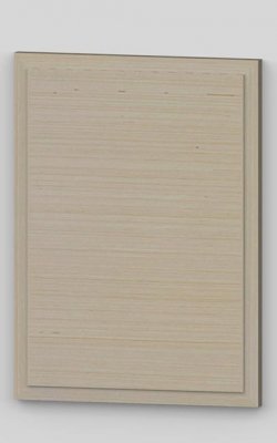 Horizontal birch veneered raised panel door - lacquered tb1