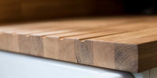 project 8 farmhouse style kitchen - worktop detail