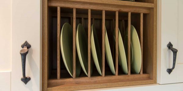project 8 farmhouse style kitchen - plate rack