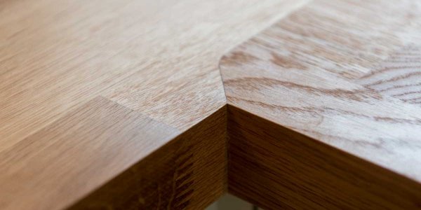 project 8 farmhouse style kitchen - corner worktop detail