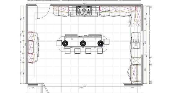 kitchen project 5 layout plan