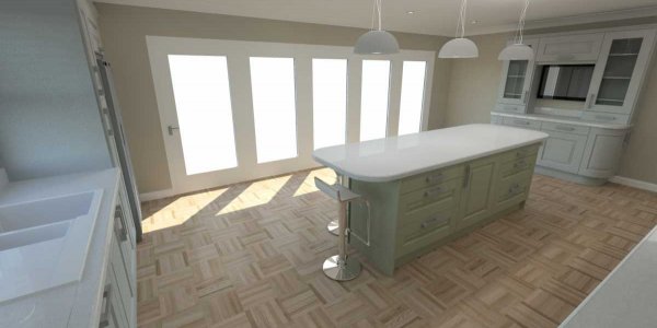 kitchen project 5 illustration central island facing bifold doors