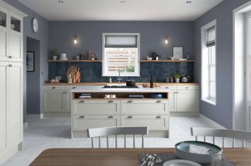 contemporary shaker style country kitchen main
